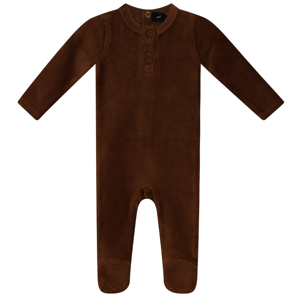 Mini Velour Rib Onesie