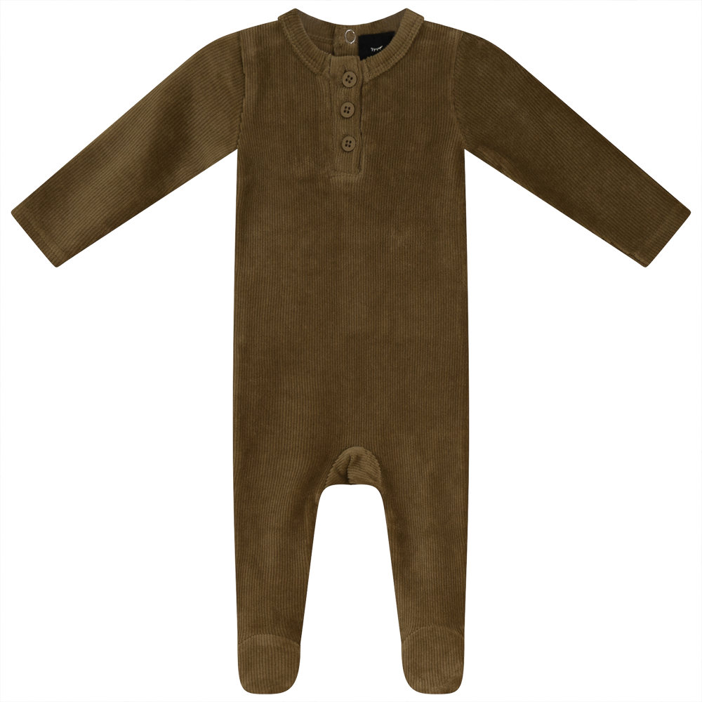 Mini Velour Rib Onesie