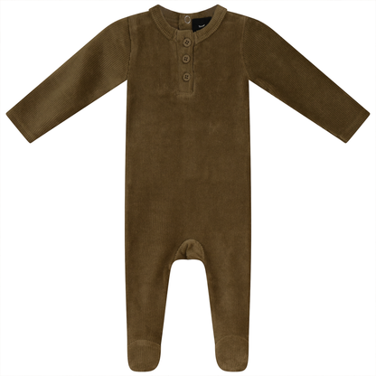 Mini Velour Rib Onesie
