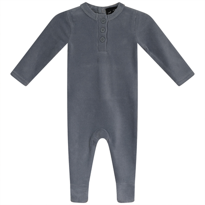Mini Velour Rib Onesie