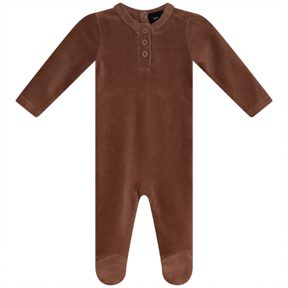 Mini Velour Rib Onesie