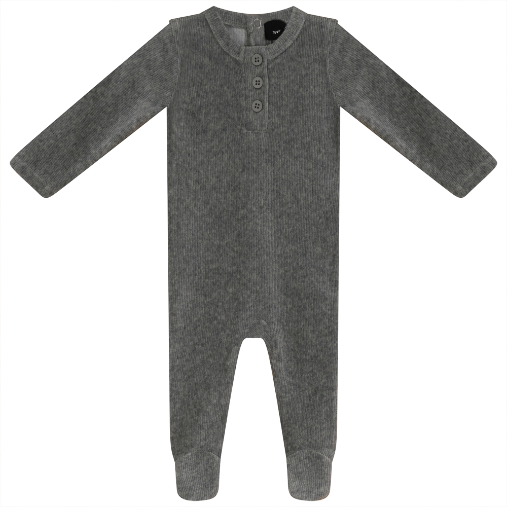 Mini Velour Rib Onesie
