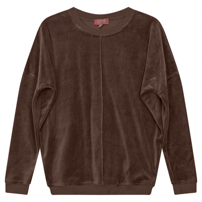 Velour Balloon Sweatshirt