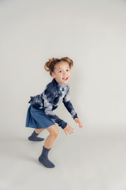 Fine Rib A-Line Skirt