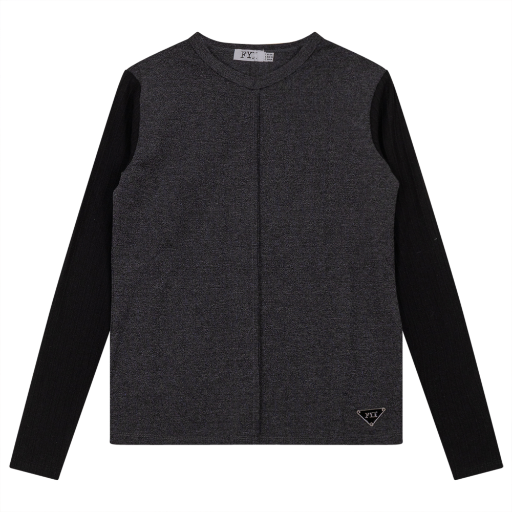 V-Neck Fine Rib Top