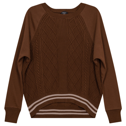 Crew Neck Raglan Sleeve Top