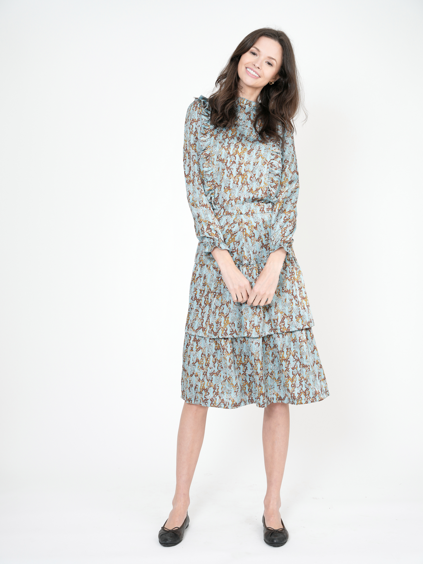 Square Chaine Print 2pc Set