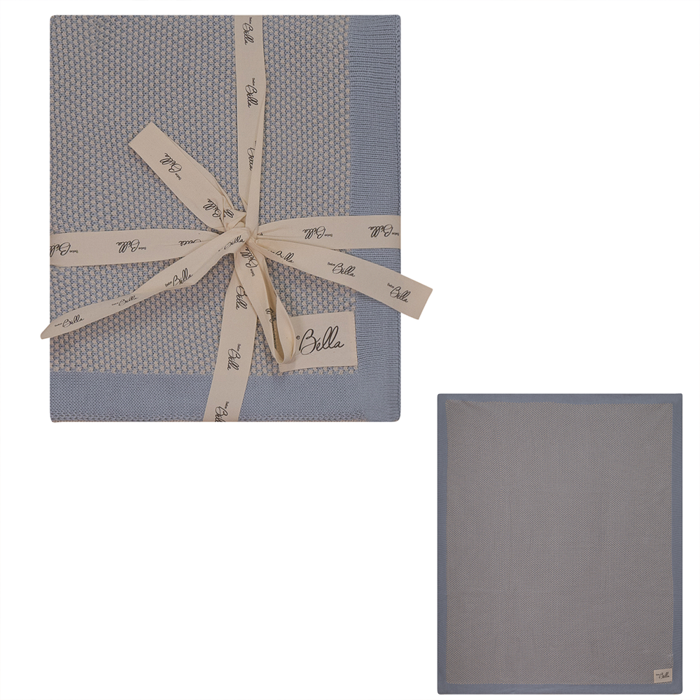 Bella Popcorn Knit Blanket