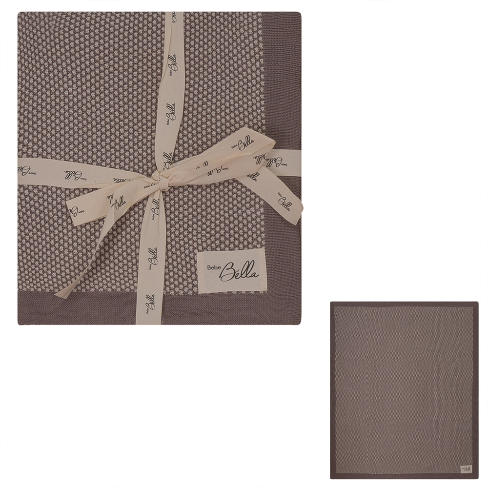 Bella Popcorn Knit Blanket