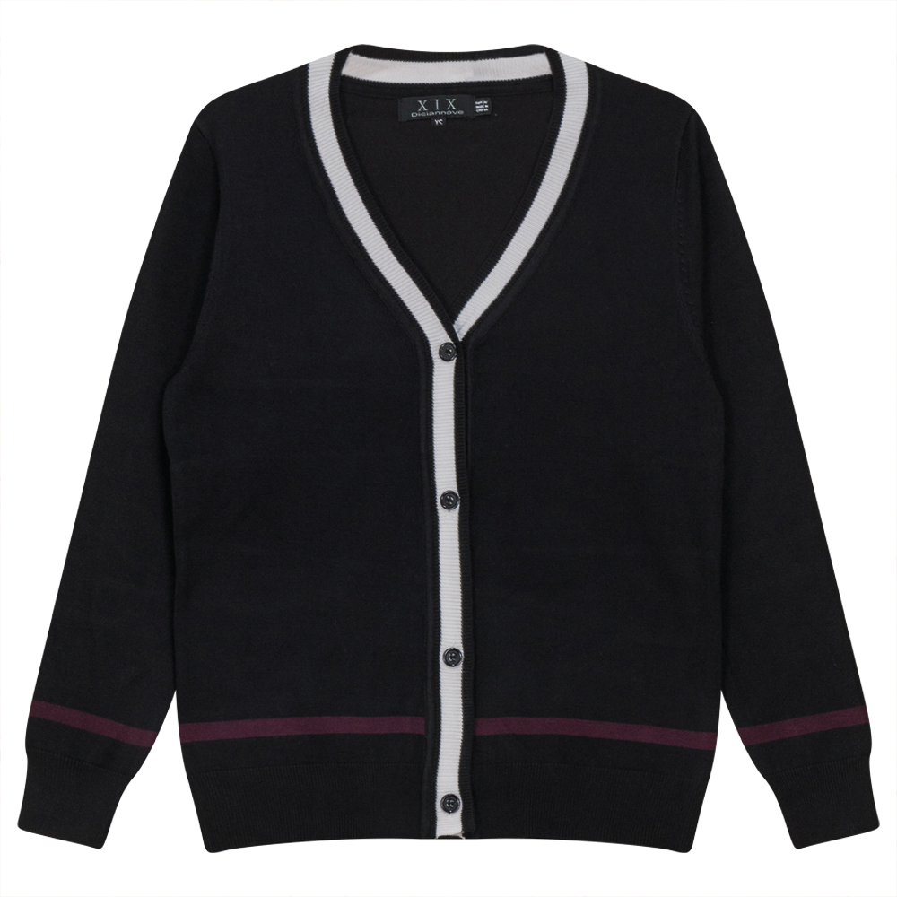 Knit Contrast Cardigan