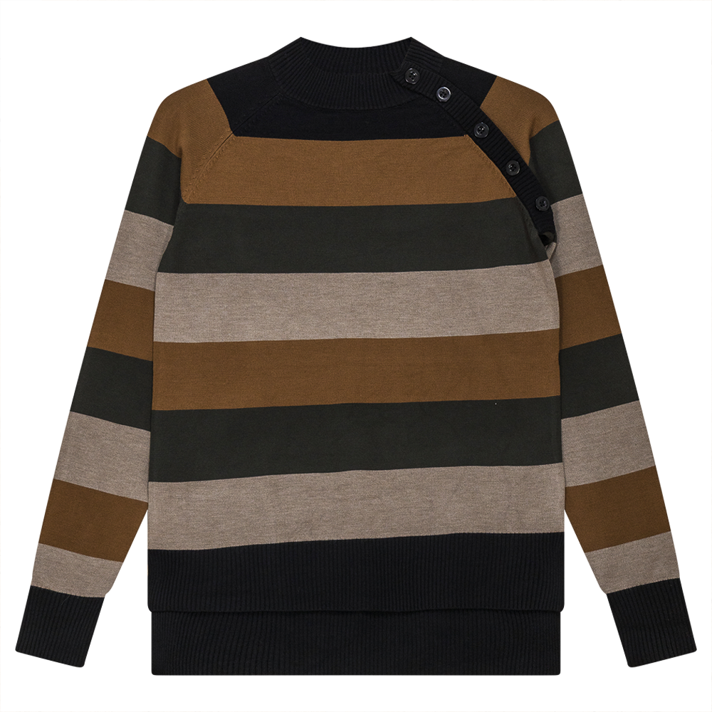 Stripped Knit Sweater