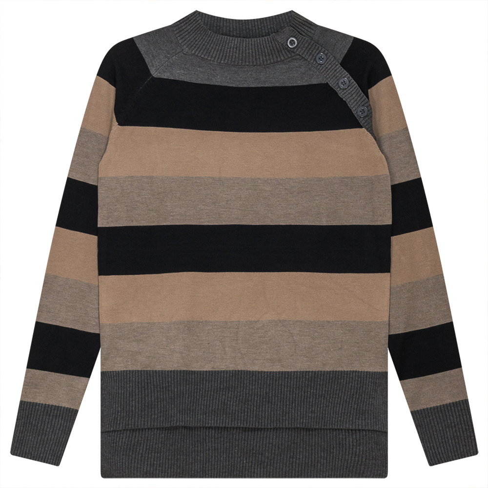Stripped Knit Sweater