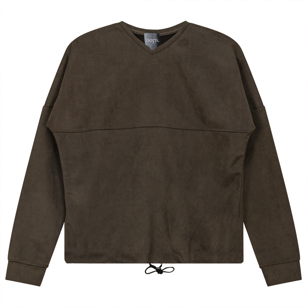 Suede Bungee Sweat Shirt