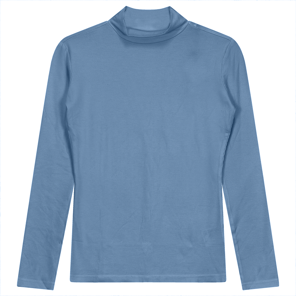 Mock Neck Layering Tee