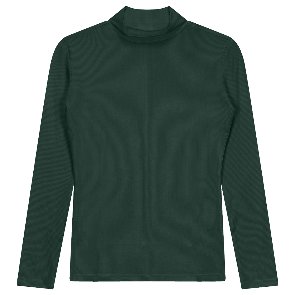 Mock Neck Layering Tee