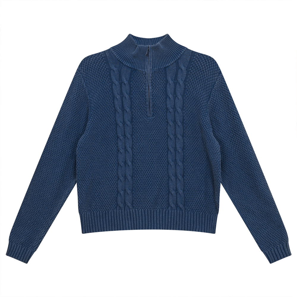 Cable Knit Crew Neck