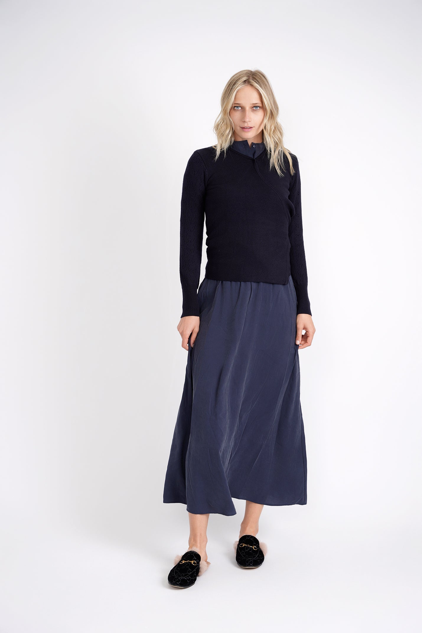 Faux Suede Skirt