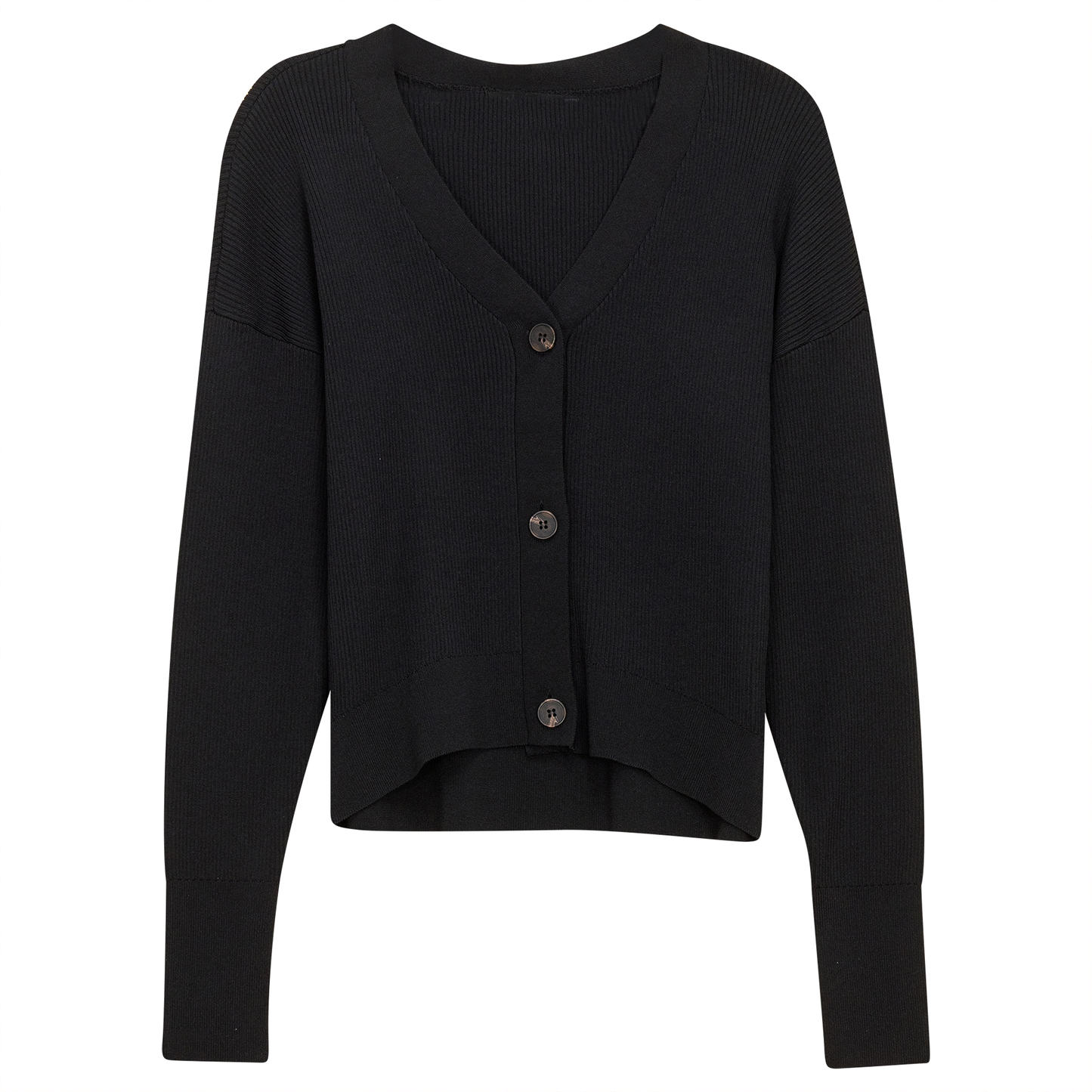 Cropped Drop Shoulder Sweater