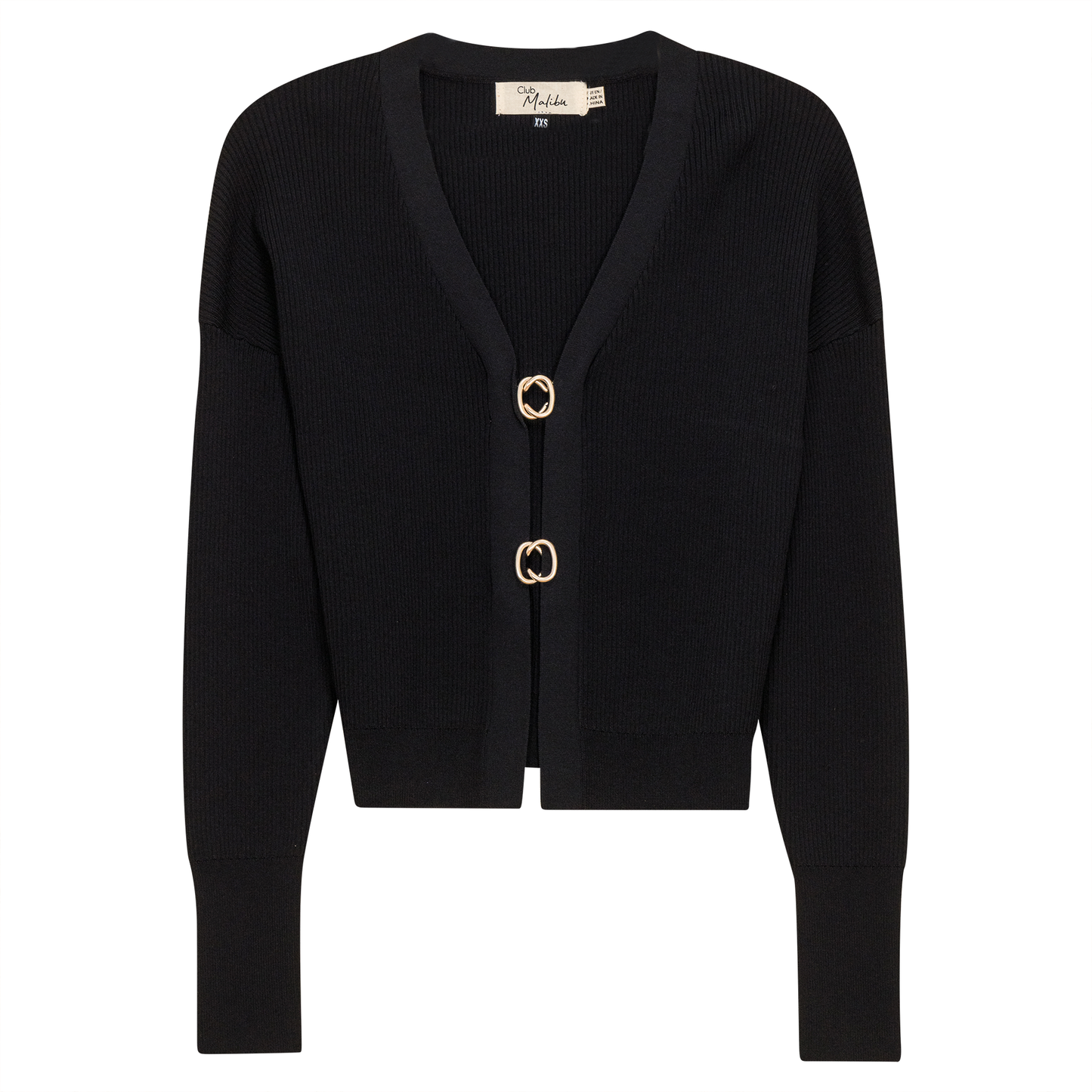 Cropped Knit Cardigan