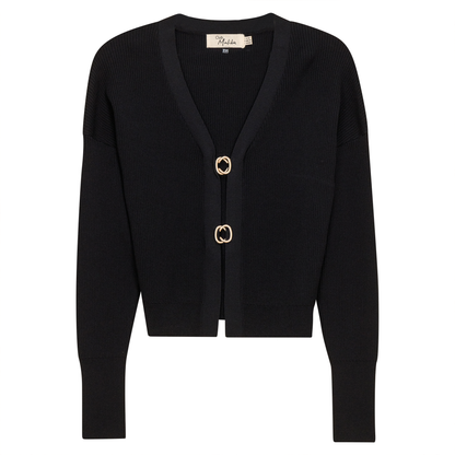 Cropped Knit Cardigan