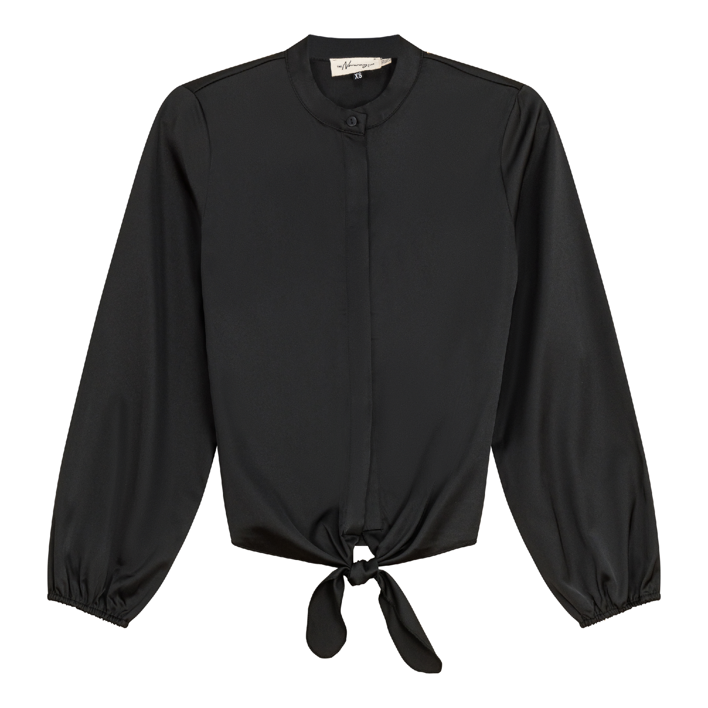 Satin Tie Blouse