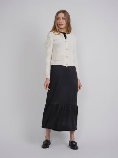 Crochet Knit Short Cardigan