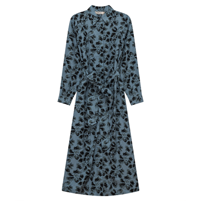 Midi Floral Shirt Dress