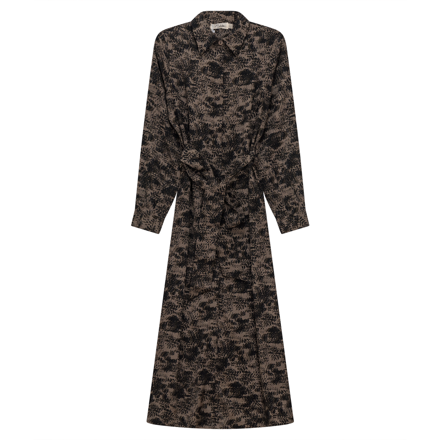 Midi Floral Shirt Dress