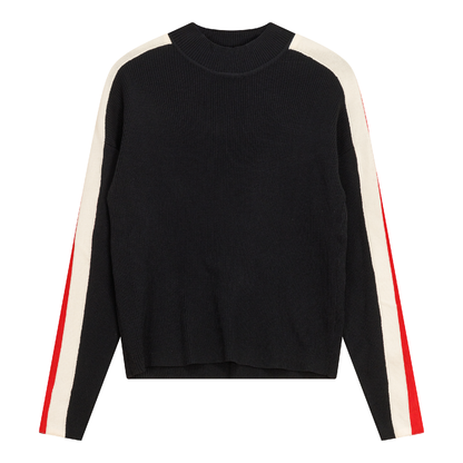 Stripped Rib Sweater