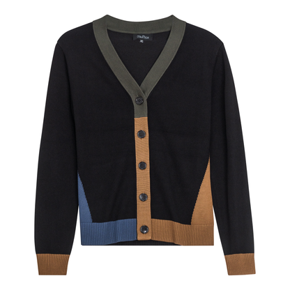Color Blocked Cardigan
