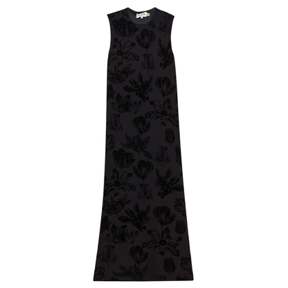 Flocked Velour Maxi Jumper
