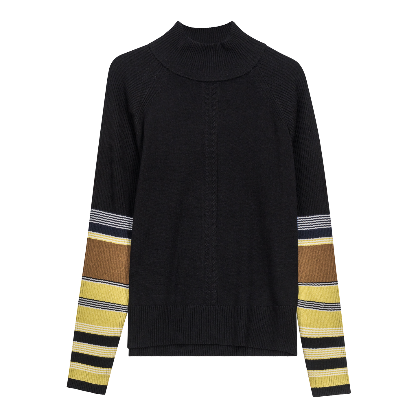 Turtle Neck Combo Sweater