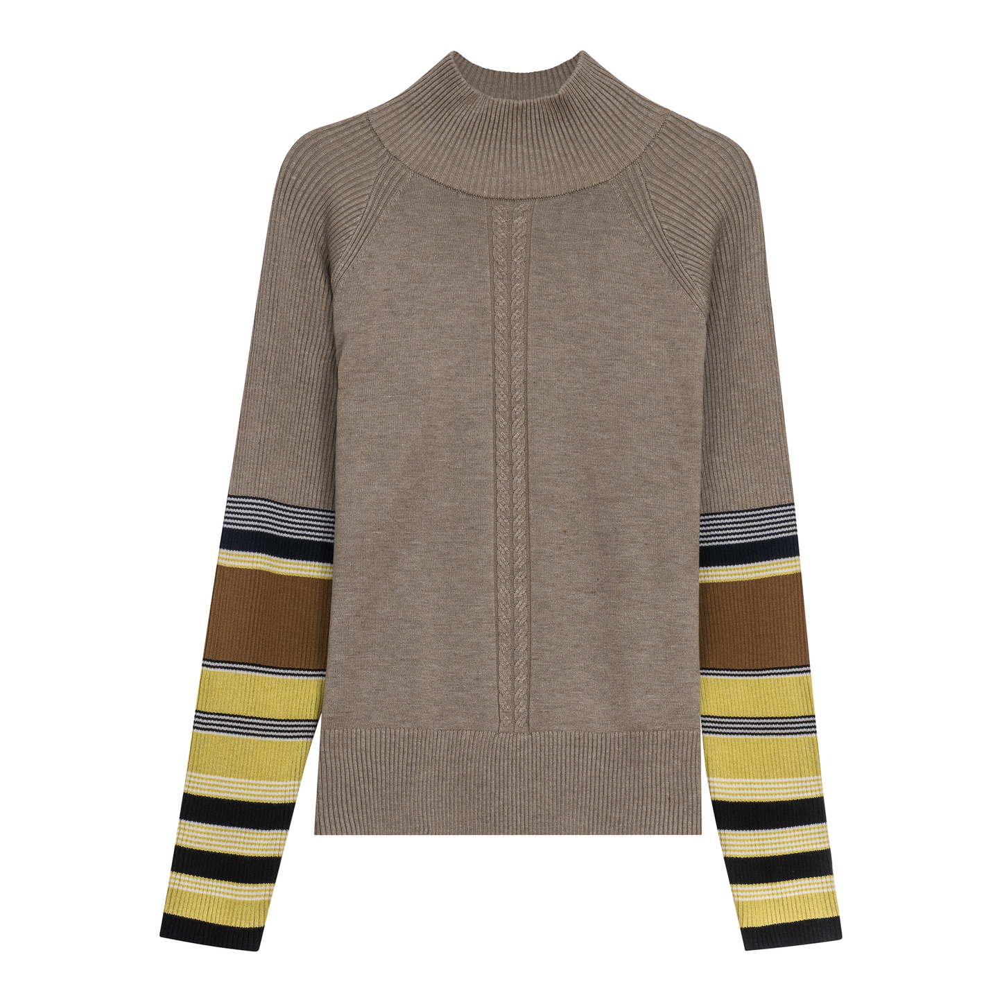 Turtle Neck Combo Sweater