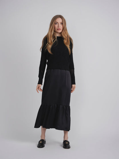 Knitted Boucle Sweater