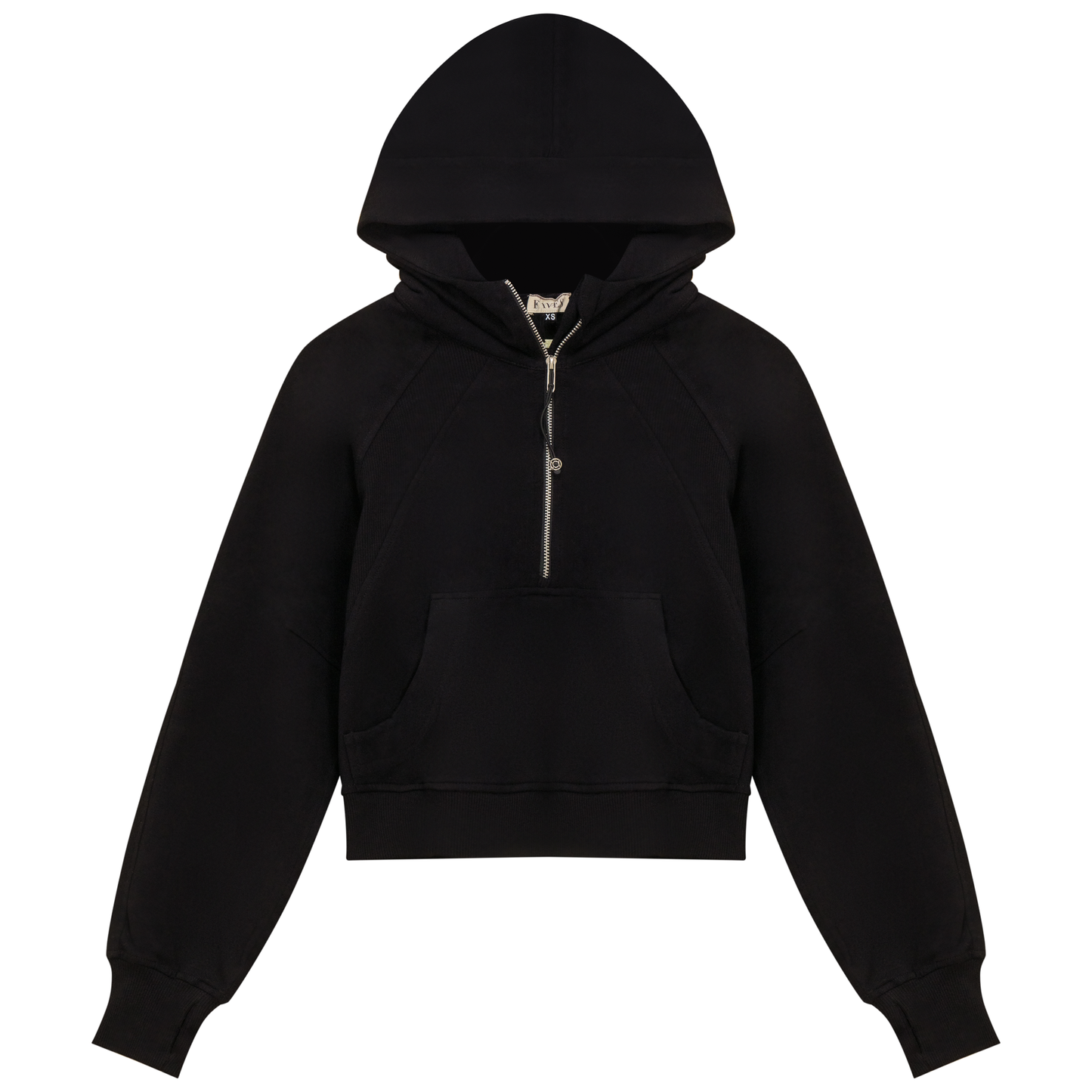Cropped Zip Sweatshirt