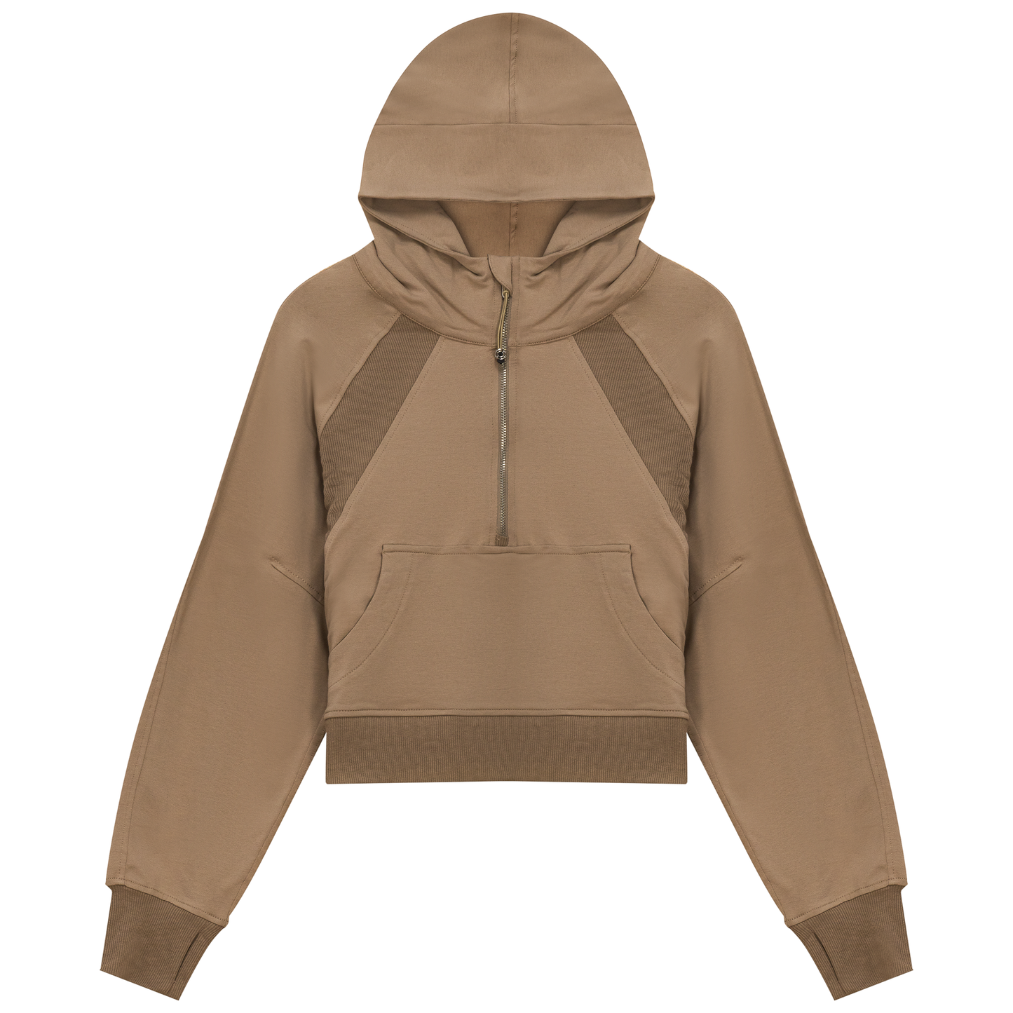 Cropped Zip Sweatshirt