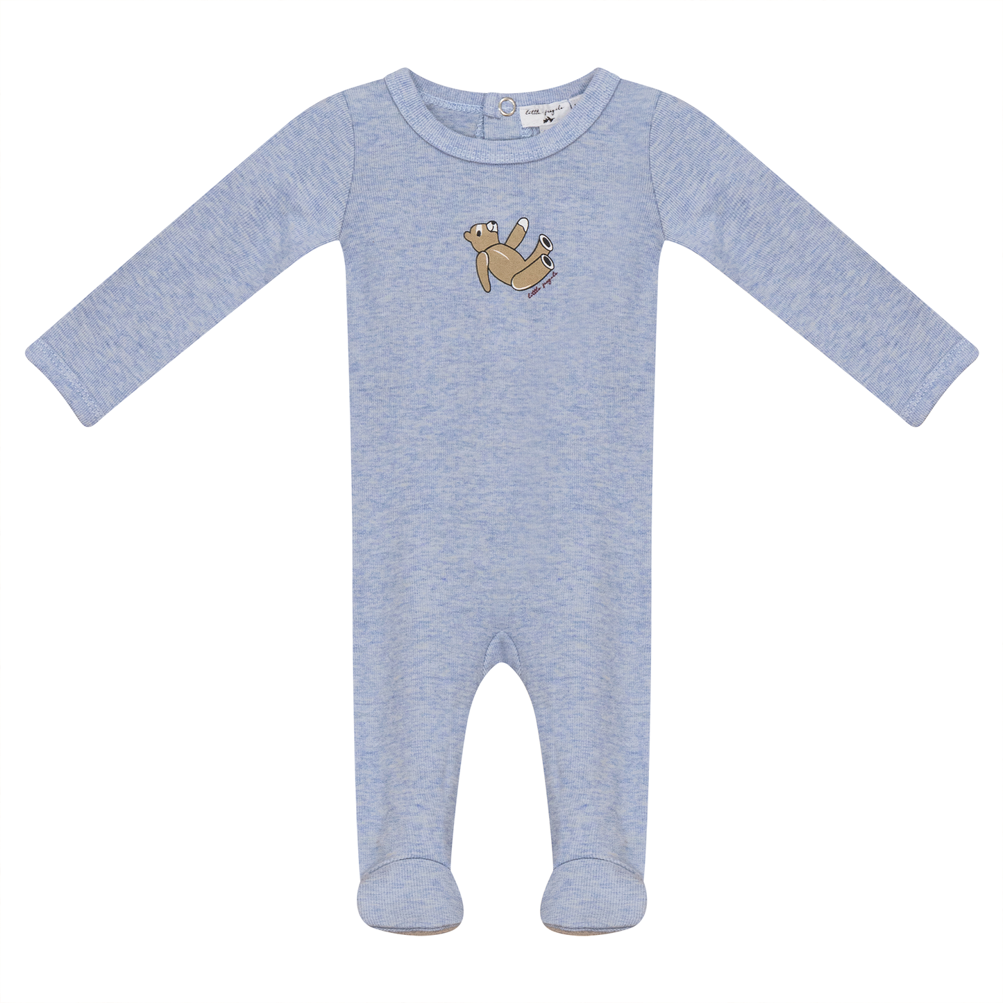 Bear Print Ribbed Onesie