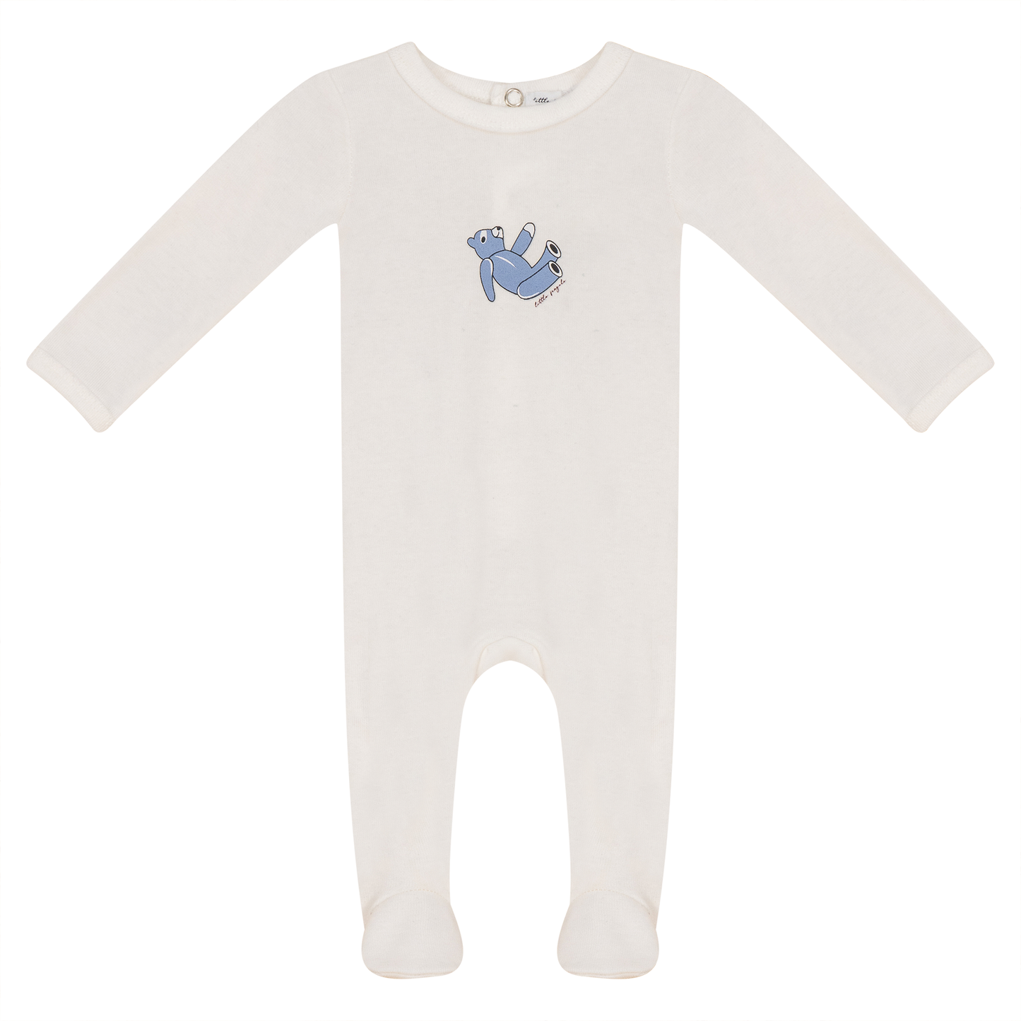 Bear Print Ribbed Onesie