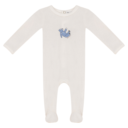 Bear Print Ribbed Onesie