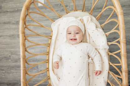 Leaf Print Onesie Set