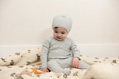Leaf Print Onesie Set