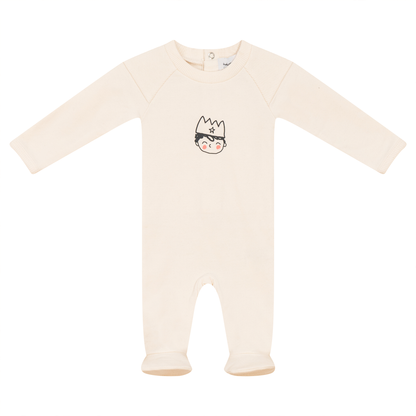 Crown Print Onesie