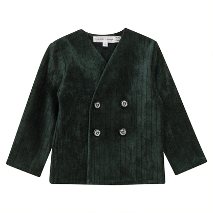 Striped Velour Jacket