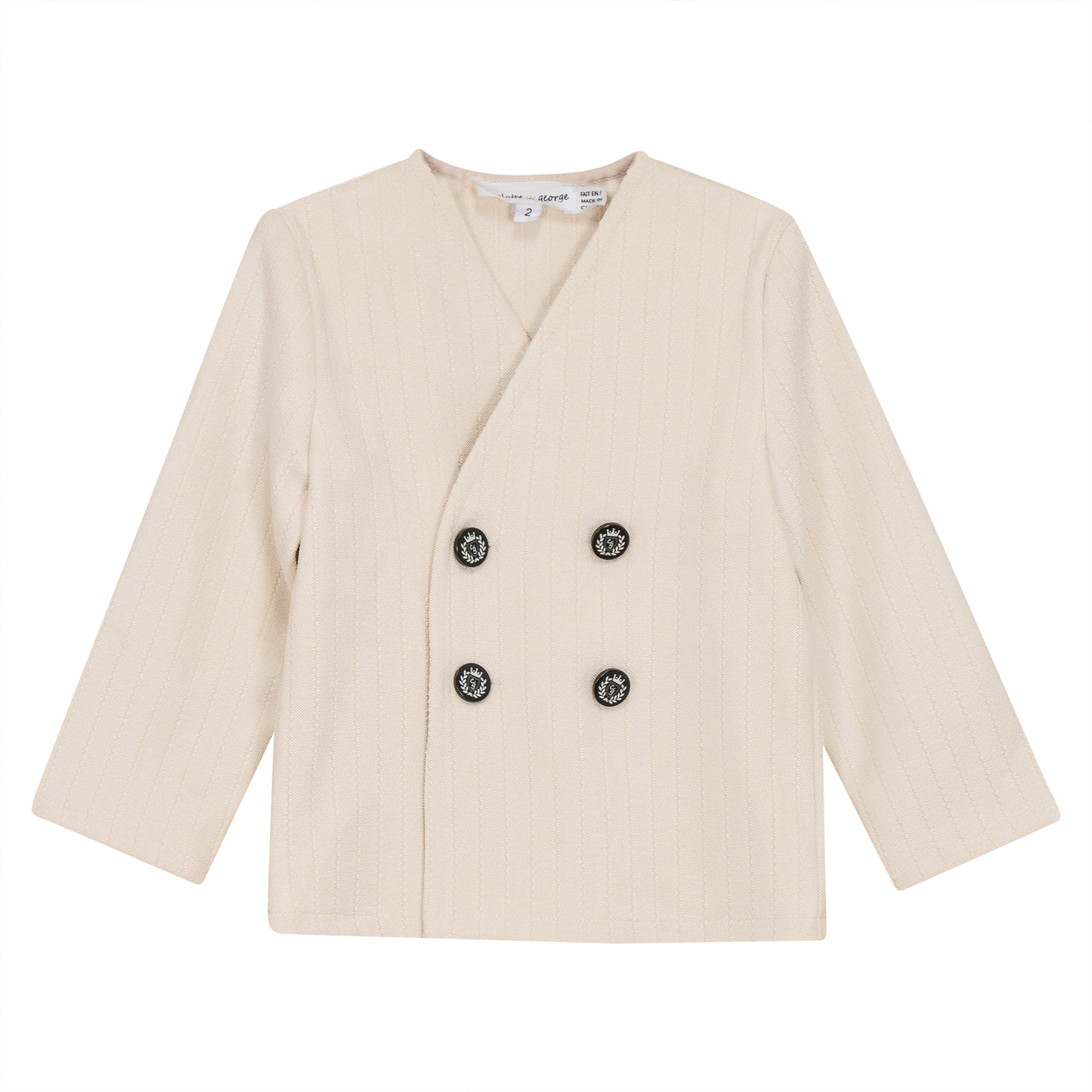 Striped Velour Jacket