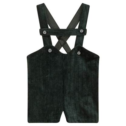 Stripe Velour Overall
