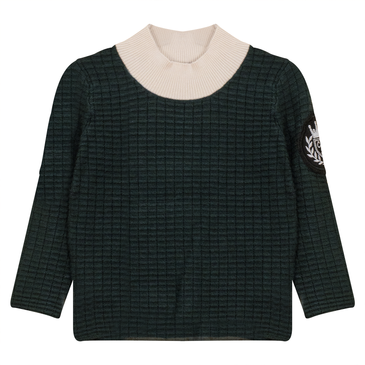 Mock Neck Knitted Top