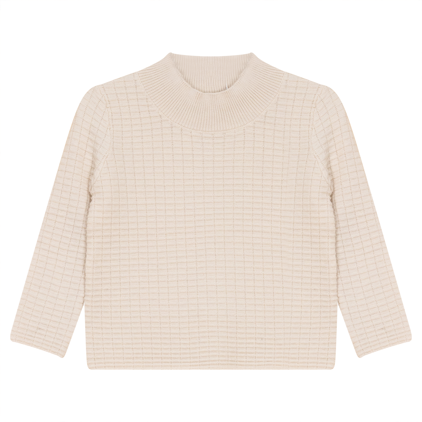 Mock Neck Knitted Top