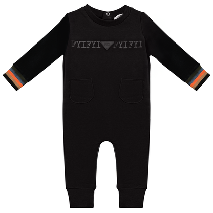 Striped Trim Onesie