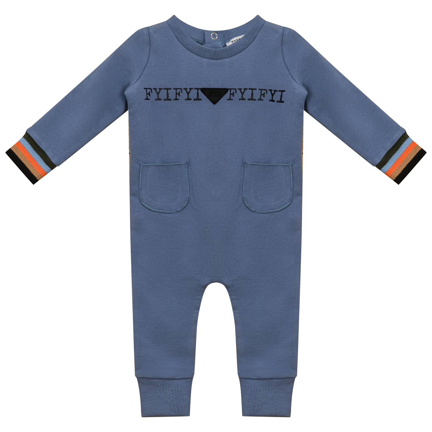 Striped Trim Onesie