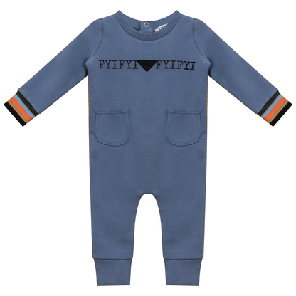 Striped Trim Onesie